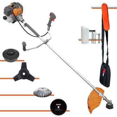 Imagem de Roçadeira Robusta Tekna Rl520p 52cc + Faca 80d E Escova