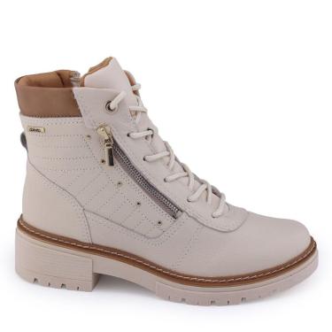 Imagem de Bota Feminina Coturno Dakota G5921 Couro ziper solado baixo