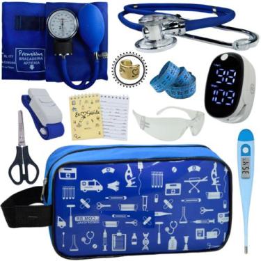 Imagem de Kit Enfermagem Aparelho Pressão Esteto Frete Grátis Promocao - Love Sa