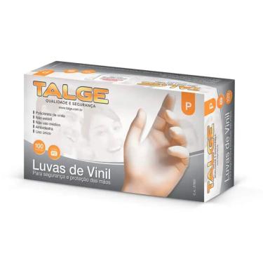 Imagem de Luva De Vinil Com Pó Tamanho P 100 Unidades Talge
