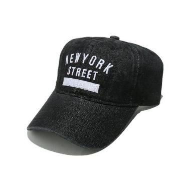 Imagem de Boné de beisebol de algodão jeans liso bordado NEW YORK STREET - Yiwei