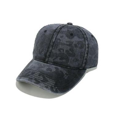 Imagem de Boné de beisebol Trucker, algodão lavado, leopardo, camo, unissex - Yi