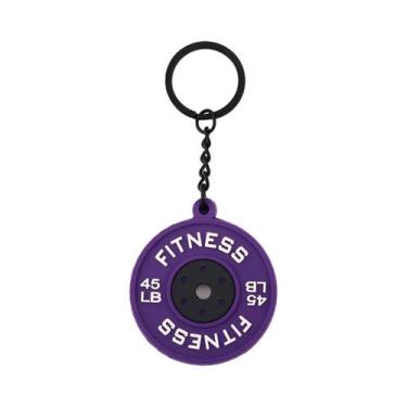 Imagem de Chaveiro De Halteres Mini 3D Para Fitness, Pingente De Bolsa Para Mulh