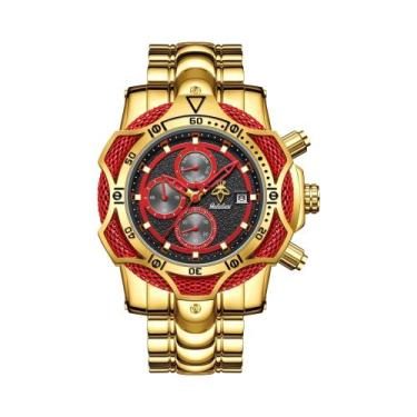 Imagem de Relógio De Pulso De Quartzo Multifuncional De Luxo Marca Yalalusi Com 