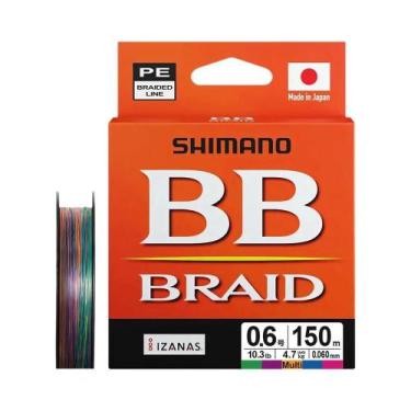 Imagem de SHIMANO BB BRAID 4X PE Linha de pesca 150/200/300M PE trançado, 150 mi