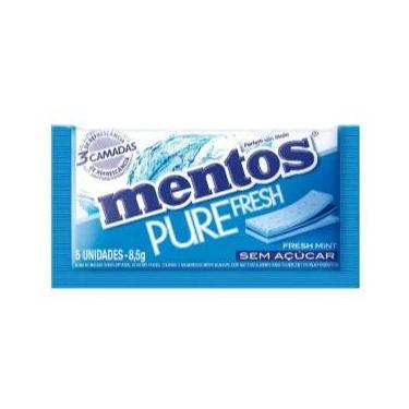 Imagem de Kit Chiclete Doces Mentos Slab Pure Fresh 3 Camadas - sem açúcar - 6 U
