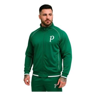 Imagem de Agasalho Conjunto Inverno Masculino Jaqueta Calça Palmeiras, Verde, G