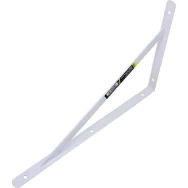 Imagem de Suporte para Prateleira 30 cmx19mm Branco Soldado Tradestar