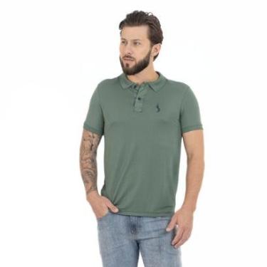 Imagem de Camisa Polo John Pull Masculina Slim Casual Piquet Viscose-Masculino