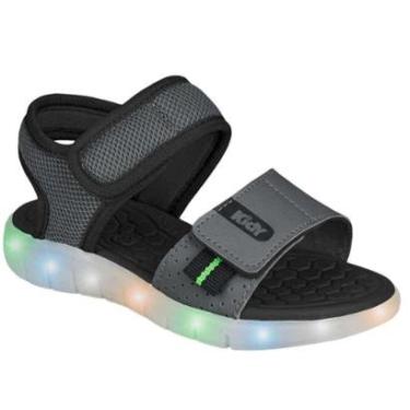 Imagem de Sandália Infantil Kidy Wave Light Meninos Luz Led Anatômica-Masculino