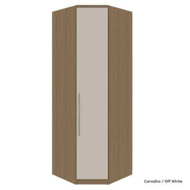 Imagem de Guarda Roupa Modulado 01 Porta 245cm Canto Oblíquo Setiba - Móveis Rim