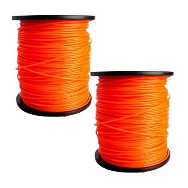 Imagem de KIT 2 Bobinas Fio Nylon Redondo Roçadeira 3mm 2kg - Sanre - Sanre Bras