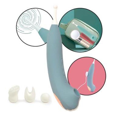 Imagem de Sugador Recarregável 9 Níveis De Sucção Vibração Silenciosa IPX6 - Nil