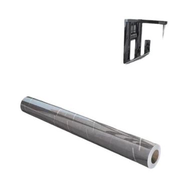 Imagem de Papel De Parede Adesivo Impermeável De Mármore 40cm Para Banheiro, Coz