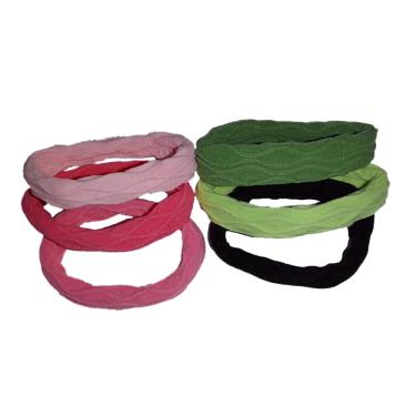 Imagem de Kit Elástico de Cabelo Meia Zalike com Textura 3 Unidades - Item Sortido