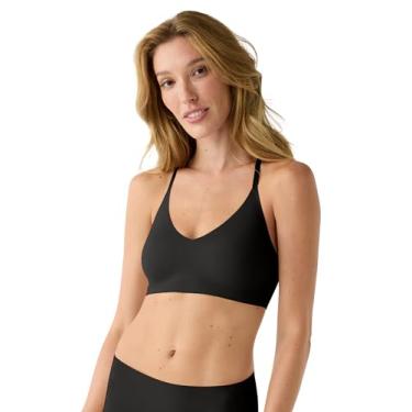 Imagem de True & Co Sutiã feminino com costas nadador triangulares, Preto, P