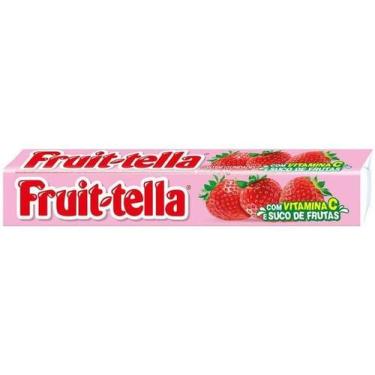 Imagem de Bala Fruitella Morango Mastigável  com Vitamina C 40 gramas - Fruittel