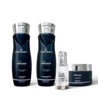 Imagem de Kit Terapia Capilar Cresce Mais - Bioplastia - ( 4 Produtos ) - Ádama 