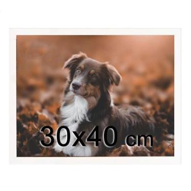 Imagem de Porta Retrato com Vidro, 30x40 Branco - Decoratto Quadros e Espelhos