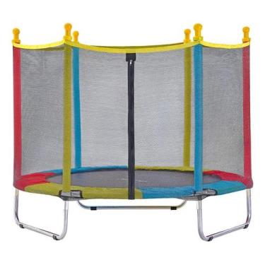 Imagem de Justfun Cama Elástica Infantil Pula Pula Trampolim Preto 1,4
