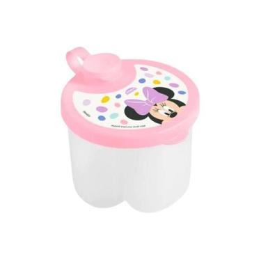 Imagem de Pote Dosador Porta Leite em Pó Achocolatado com 3 Divisórias Plasútil,