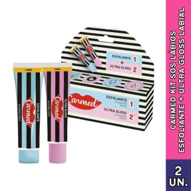 Imagem de Carmed Kit SOS Lábios com Esfoliante + Ultragloss 10g cada Quantidade: