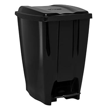 Imagem de LIXEIRA C/PEDAL 20L PRETA ECO NATURE
