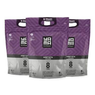Imagem de Kit Pó Descolorante Ametista Refil 750g C/ 3 Unidades - Yama
