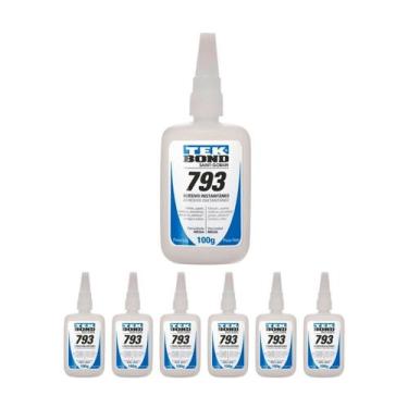 Imagem de Kit 7 Adesivo Instantâneo 100g 793 Tekbond