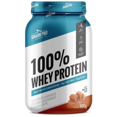 Imagem de 100% Whey Protein - 900g Doce de Leite - Shark Pro - Shark Pro Supleme