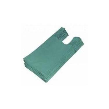 Imagem de Sacola Reciclada Verde 70cm X 90cm Pacote Com 100 Unidades - Higipack