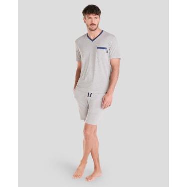 Imagem de Pijama Feminino Modal Macio Cinza Lohe, Cinza, GG