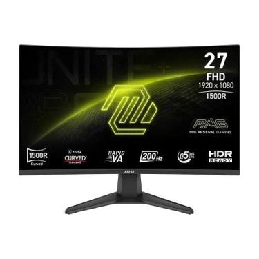 Imagem de Monitor Gamer Curvo MSI MAG 27", Full HD, 200Hz, 0.5ms, Rapid VA, Free