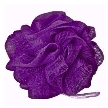 Imagem de Esponja Para Banho Em Nylon 30g Uso Diário Marco Boni, Roxo
