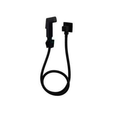 Imagem de Ducha Higienica Quadra Luxo Black Matte - Ouse Metais