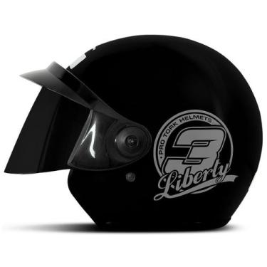 Imagem de Capacete Feminino De Moto Barato Aberto Masculino Pro Tork Liberty Thr