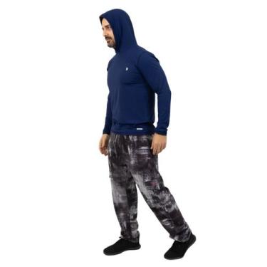 Imagem de Calça Esportiva Masculina Fishing Co. Fator Proteção Solar UV50+ Grafi