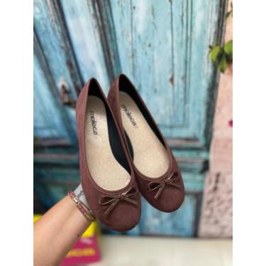 Imagem de Sapatilha Moleca Laço Chocolate, 35