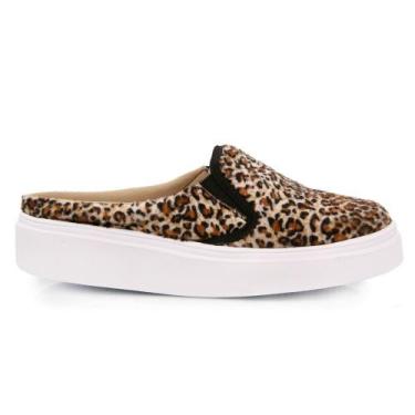 Imagem de Tênis Mule Feminino Slip On Calcanhar Aberto Lançamento Estilo Primave