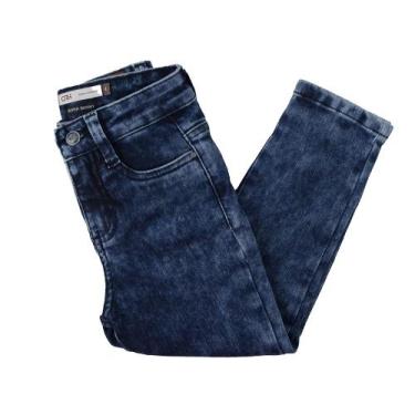 Imagem de Calça Jeans Infantil Masculina Super Skinny Carinhoso Azul, 06