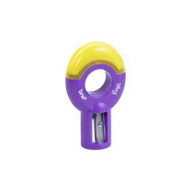Imagem de Apontador Com Borracha Double Rings BRW, Roxo