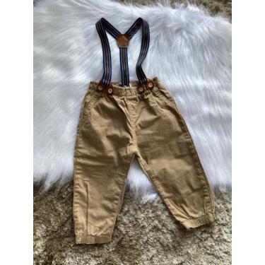 Imagem de Calça masculina infantil com suspensório - Luc.Boo