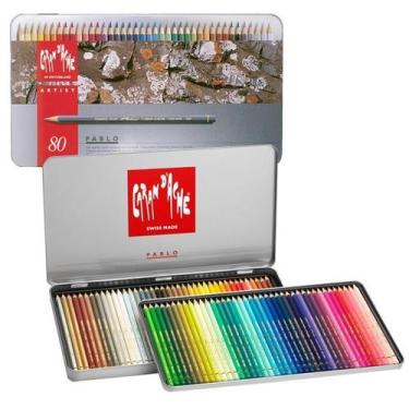 Imagem de Lápis De Cor Profissional Caran D'ache Pablo 80 Cores