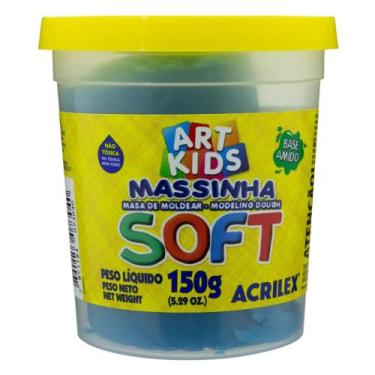 Imagem de Massinha para Modelar 150g Soft Acrilex - Azul, Azul