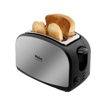 Imagem de Torradeira French Toast Inox 127V - Philco, Prata e Preto, 110V