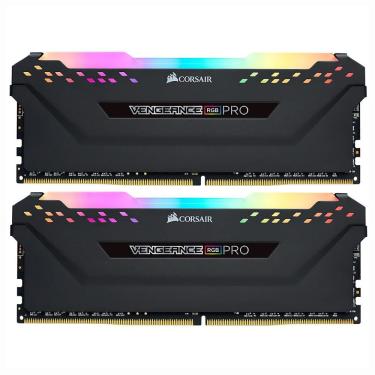 Imagem de Memória RAM Vengeance RGB Pro DDR4 32GB 2x16GB 3200MHz CMW32GX4M2E3200C16 Preto Corsair