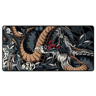 Imagem de Mousepad Gamer Exbom Dragão Extragrande 70x35cm Antiderrapante Dobrável - MP-7035C51