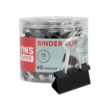 Imagem de Kit Prendedor Binder Clip Metal Yins Paper Home Office Teletrabalho Or