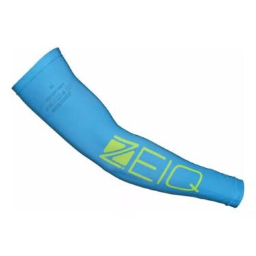 Imagem de Manga Manguito Zeiq Para Beach Tennis C/ Protetor Solar Uv50 , Azul, M