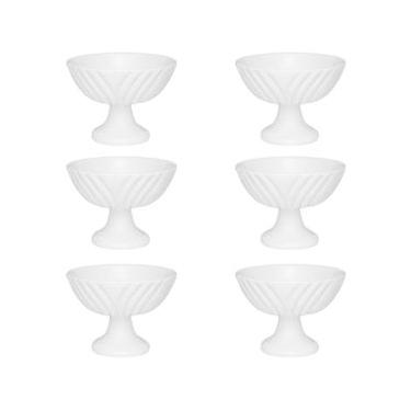 Imagem de Conjunto De Taças De Sobremesa 6 Peças Soleil White Oxford
